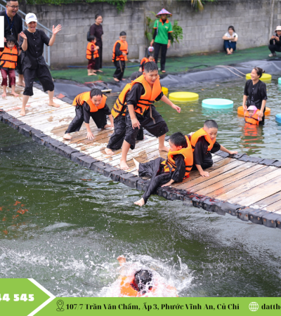Cầu Lắc Miền T&acirc;y &ndash; Tr&ograve; Chơi C&acirc;n Bằng Thử Th&aacute;ch Tại Đất Th&eacute;p Farm, Củ Chi